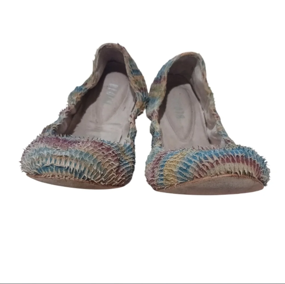 Bloch Textured SuedeTurnshoe Ballet Flats - Picture 7 of 15